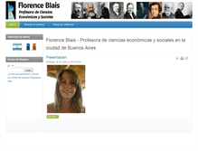 Tablet Screenshot of florenceblais.com